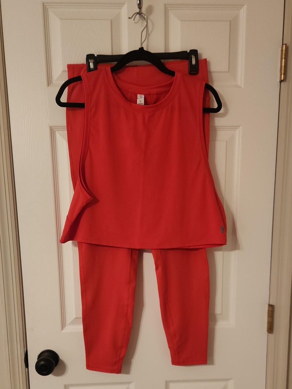 Ellie Coral Performance Tank Top/Matching Leggings